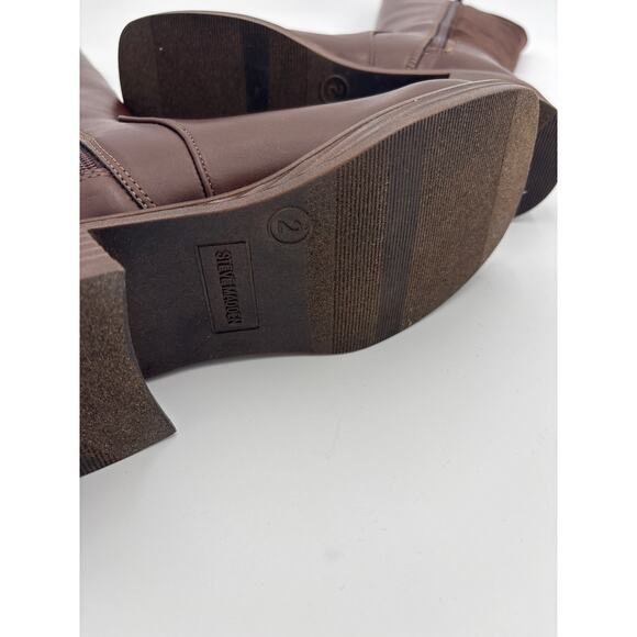 Steve Madden Girls Riding Boots Brown Size 2 - Picture 6 of 8